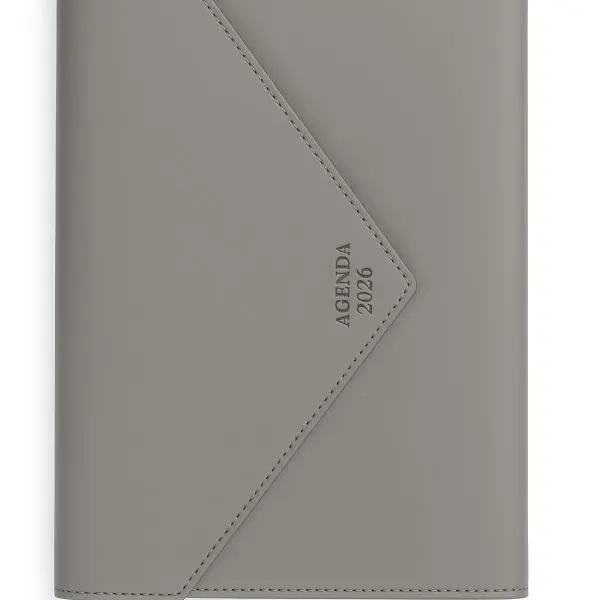 AGENDA PSARA A5 15x21 DIARIA CINZA 173198 - ANO 2026
