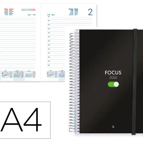AGENDA TINOS - A4 CAPA PP PERSON.ESPIRAL DIARIA 210X297 - 173207 - ANO 2026