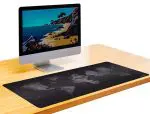 TAPETE RATO XXL KF14444 PRETO COM MAPA MUNDO 900 x 400 mm - 170692 - Image 3
