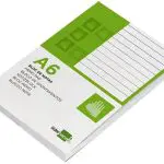 BLOCOS APONTAMENTOS A6 LIDER BN12 PAUTADO 80FL 48395