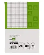 BLOCOS APONTAMENTOS A6 LIDER BN05 QUADRICULADO 80FL 03323 - Image 2