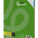 RECARGAS DOSSIERS C/FUROS 100GR 100FL A4 BANDA DE COR PAUTADO RE06 - 72247