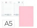 AGENDA A5 - DIARIA 15X21 CORFU ROSA NUDE 173234 - ANO 2026