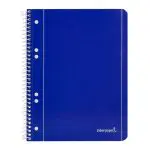 CADERNOS ESPIRAL LIDER A5 - 80FL CAPA AZUL 29115 BJ05 LISO