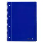 CADERNOS ESPIRAL LIDER A4 - 80FL CAPA AZUL 29111 BE05 PAUTADO