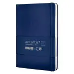 CADERNO ANTARTIK NOTES CAPA DURA COM ELASTICO A5 PAUTADO AZUL MARINHO 100FL TW19 - 169986