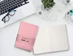 CADERNO ANTARTIK NOTES CAPA DURA COM ELASTICO A5 PAUTADO ROSA PASTEL 100FL TW91 - 170058 - Image 2