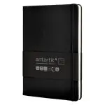 CADERNO ANTARTIK NOTES CAPA DURA COM ELASTICO A5 PAUTADO PRETO 100FL TW07 - 169974