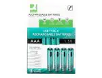PILHAS Q-CONNECT KF14130 RECARREGAVEIS USB-C AAA 172238 - PACK C/4