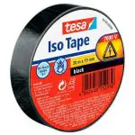 FITA ADESIVA TESA ISOLADORA 56190 - 19mm X 20m PRETO