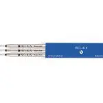 CARGAS ESFEROGRAFICAS BELIUS BB315 AZUL 0,8mm 168899 CAIXA C/3