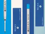 CARGAS ESFEROGRAFICAS BELIUS BB315 AZUL 0,8mm 168899 CAIXA C/3 - Image 3