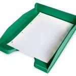 TABULEIROS PLASTICO Q-CONNECT KF04192 VERDE OPACO 36180