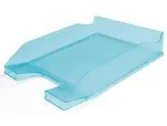 TABULEIROS PLASTICO Q-CONNECT KF04200 TURQUESA TRANSPARENTE 36187