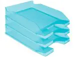 TABULEIROS PLASTICO Q-CONNECT KF04200 TURQUESA TRANSPARENTE 36187 - Image 2