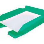 TABULEIROS PLASTICO Q-CONNECT KF04198 VERDE TRANSPARENTE 36185