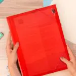 PASTAS PL. A4 C/ABAS ELASTICO VERMELHO 19993 CG68