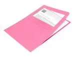 CAPAS PROTOCOLO C/JANELA 120GR Q-CONNECT KF15245 PACK 50 ROSA 53225 - Image 2
