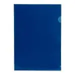 BOLSAS PLASTICO A4 LIDER. BL09 EM "L" 180mic 20066 AZUL PACK 10