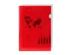 BOLSAS PLASTICO A4 LIDER. BL08 EM "L" 180mic 20065 VERMELHO PACK 10 - Image 3