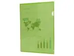 BOLSAS PLASTICO A4 LIDER. BL10 EM "L" 180mic 20067 VERDE PACK 10 - Image 2