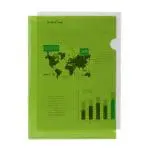 BOLSAS PLASTICO A4 LIDER. BL10 EM "L" 180mic 20067 VERDE PACK 10