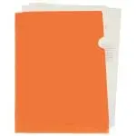 BOLSAS PLASTICO A4 LIDER. BL20 EM "L" 180mic 11336 LARANJA OPACO PACK 10