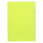 BOLSAS PLASTICO A4 LIDER. BL19 EM "L" 180mic 11335 AMARELO FLUOR OPACO PACK 10