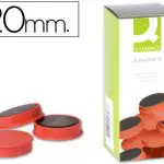 IMANS 20MM Q-CONNECT KF02636 VERMELHO 36225 CAIXA C/10