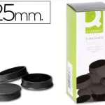 IMANS 25MM Q-CONNECT KF02638 PRETO 36227 CAIXA C/10