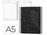 AGENDA SYROS A5 CAPA DURA C/ESPIRAL METAL 150X210 DIARIA COR CINZA ESCURO 175606 - 2027 - Image 3