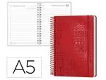 AGENDA SYROS A5 CAPA DURA C/ESPIRAL METAL 150X210 DIARIA COR VERMELHO 175608 - 2027 - Image 2