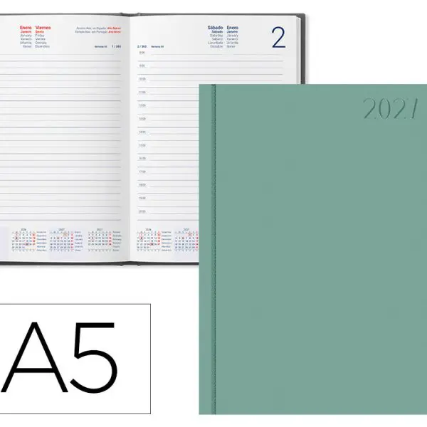 AGENDA A5 - DIARIA 15X21 CORFU MENTA 175716 - ANO 2027