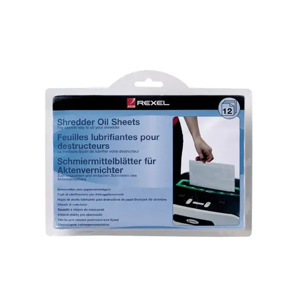FOLHAS LUBRIFICANTES REXEL 2101948 - PACK 12 (73787)