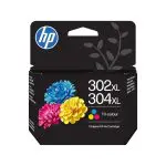 TINTEIRO HP B7RT8AE - Nº302XL/Nº304XL COR 300pg