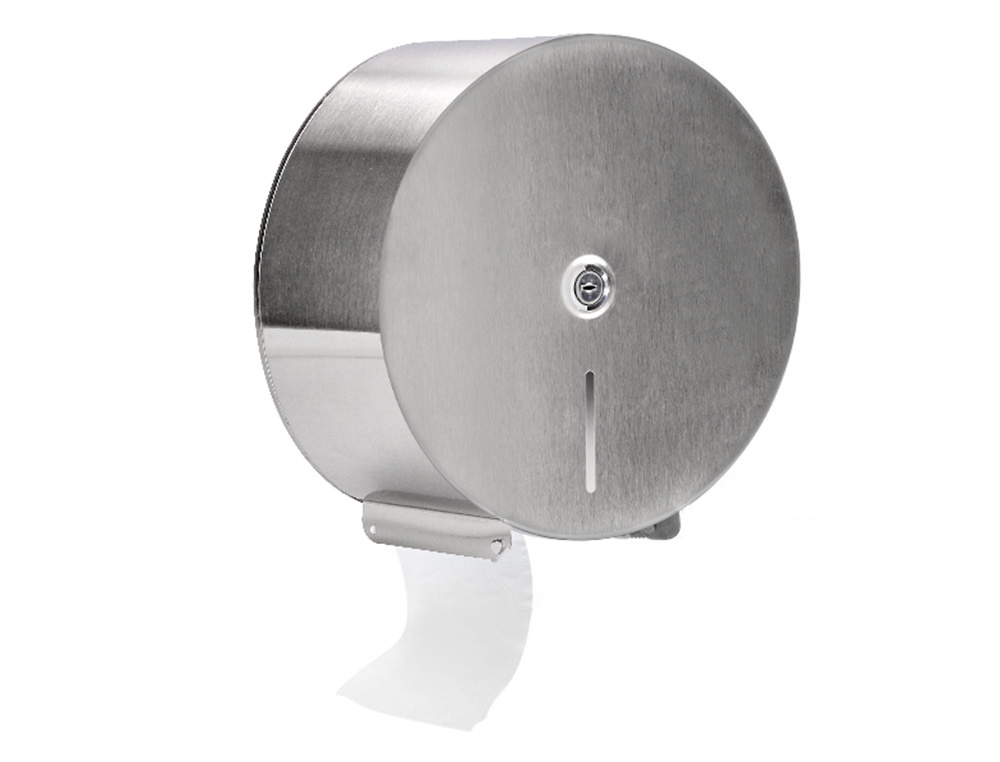 SUPORTE PAPEL HIGIENICO JUMBO AÇO INOXIDAVEL KF16756 - 115X254X265 (75183) SUPORTE PAPEL HIGIENICO JUMBO AÇO INOXIDAVEL KF16756 - 115X254X265 (75183) - Image 1
