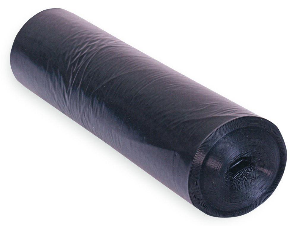 SACOS PLASTICO LIXO 60x80 50L FECHO FACIL 23my PRETO ROLO C/10 SACOS PLASTICO LIXO 60x80 50L FECHO FACIL 23my PRETO ROLO C/10 - Image 1