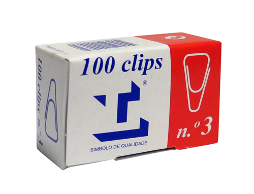 Clips Nº3 Lismania - Triangulo 20mm Caixa 100 Nacional