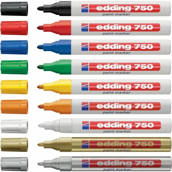 Marcadores Edding 750 - Paint Marker Caixa 10