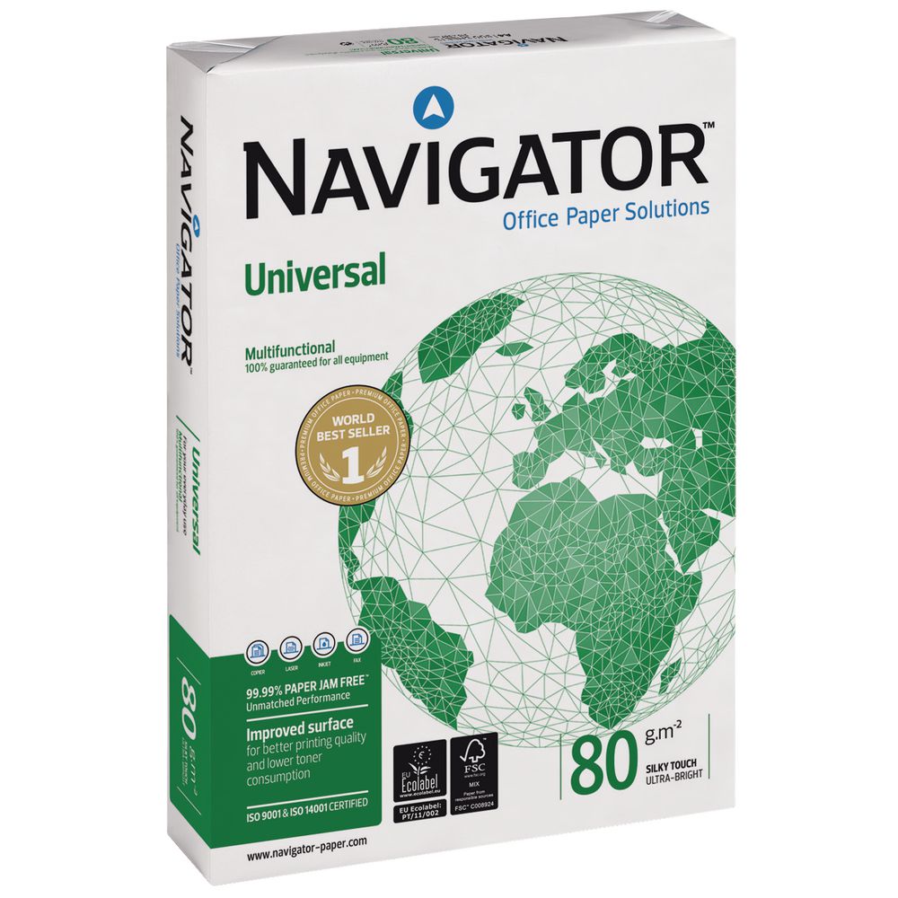 Papel A3 Navigator 80gr Resma 500fl