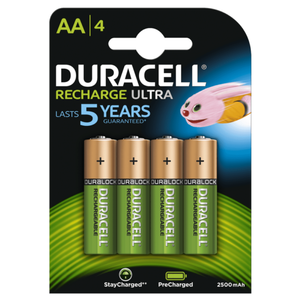 Pilhas Recarregaveis AA Duracell StayCharged 59561 Pack 4