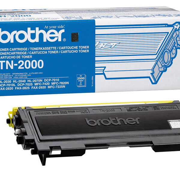 TONER BROTHER TN2000 - HL2030/2032/2040/2070N/FAX2820/2920/DCP7025/DCP7010 2500pg
