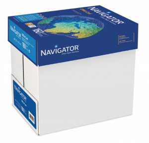 Papel A4 Navigator Office Card 160gr Pack 250fl - Caixa c/5
