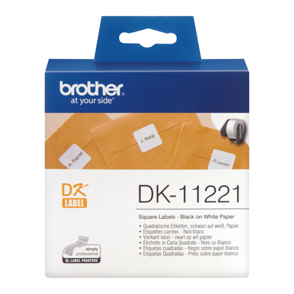 ETIQUETAS BROTHER DK-11221 - 23X23 1000uni
