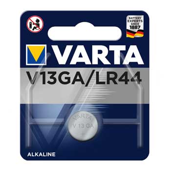 Pilhas Alcalinas Varta LR44 - V13GA