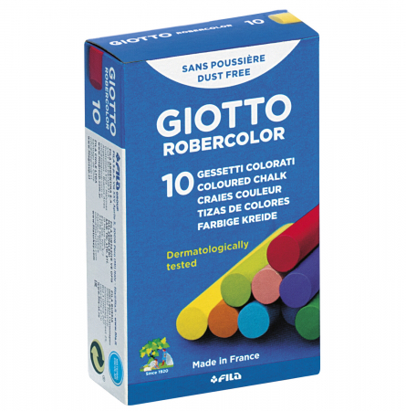 GIZ ROBERCOLOR GIOTTO 538900 COR SORTIDO C/10 PAUS