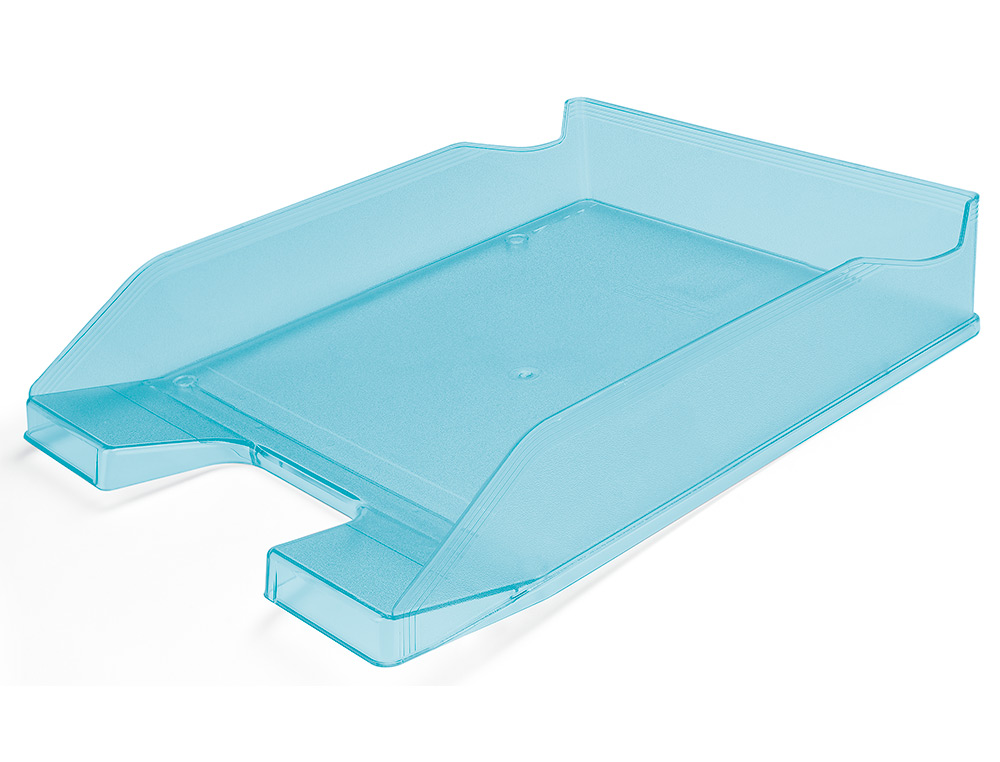 TABULEIROS PLASTICO Q-CONNECT KF04200 TURQUESA TRANSPARENTE 36187 TABULEIROS PLASTICO Q-CONNECT KF04200 TURQUESA TRANSPARENTE 36187 - Image 1
