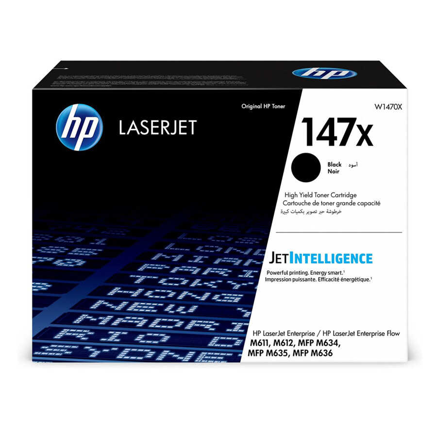 TONER HP W1470X - PRETO 147X 25200pg TONER HP W1470X - PRETO 147X 25200pg - Image 1