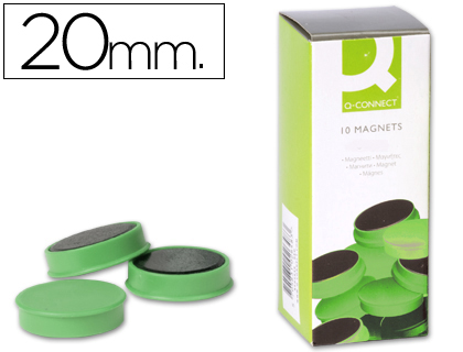IMANS 20MM Q-CONNECT KF02635 VERDE 36224 CAIXA C/10