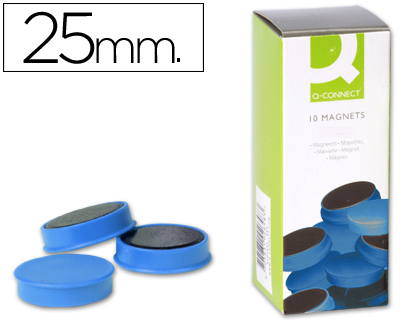 IMANS 25MM Q-CONNECT KF02640 AZUL 36228 CAIXA C/10